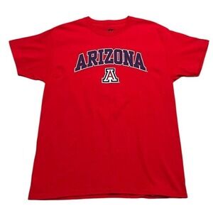 Russell Athletic T-Shirt Mens Large Red Arizona Wildcats Collegiate Graphic Tee‎